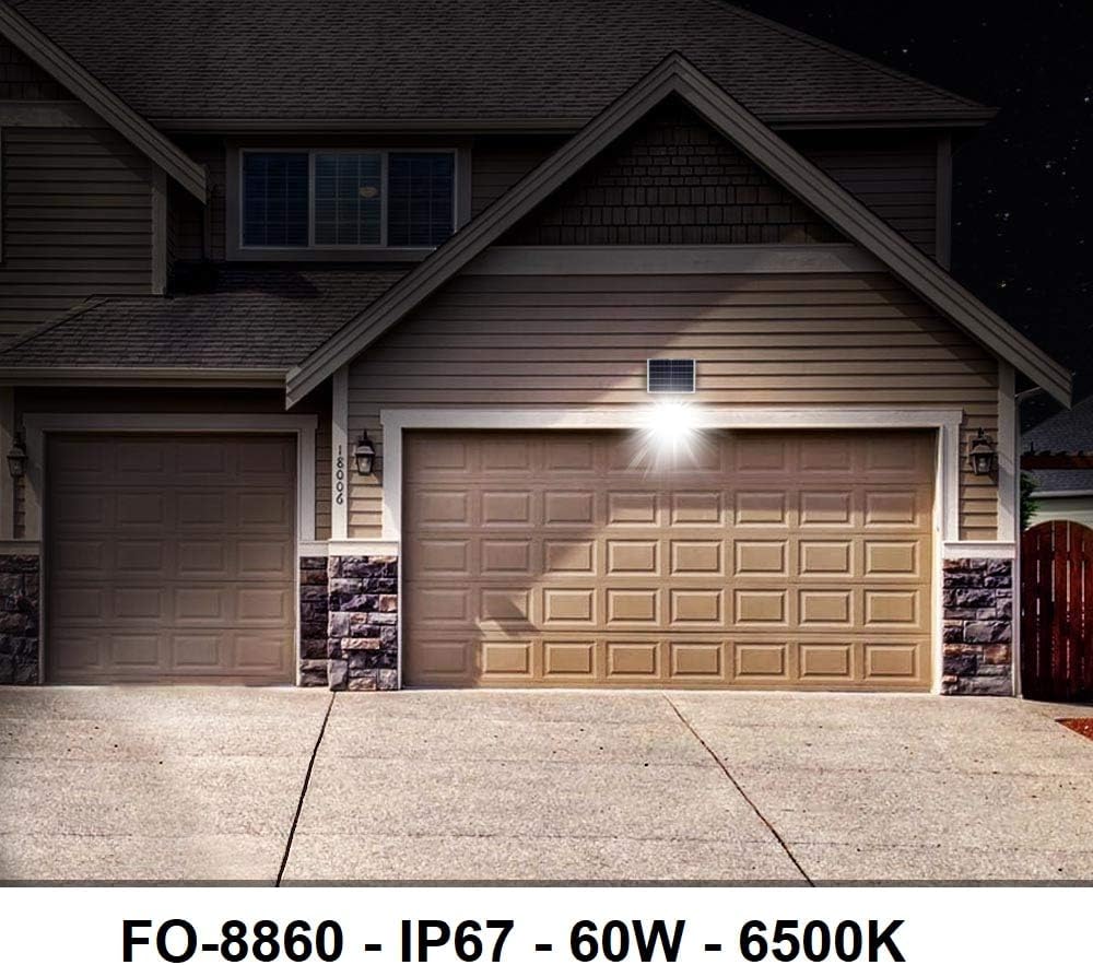 Foco Solar LED 50W con sensor de movimiento y panel solar separado