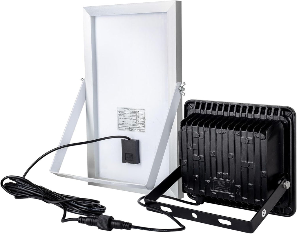 Foco Solar LED 50W con sensor de movimiento y panel solar separado